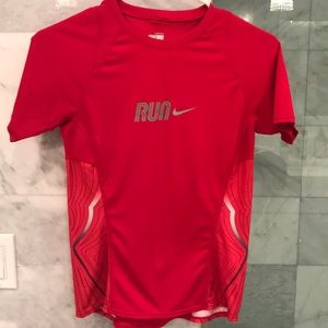 Nike Running Dri-Fit Red Shirt